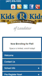 Mobile Screenshot of kidsrkidslandstar.com